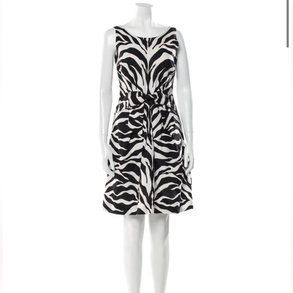 KATE SPADE NEW YORK Animal Print Mini Dress Size: 8 - Picture 1 of 9